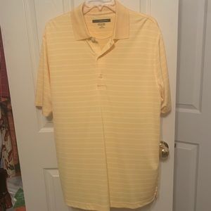 Greg Norman PlayDry Striped Athletic Polo